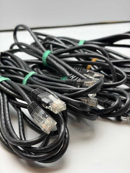Kabel sieciowy używany (Cat5e UTP) 10szt-50zł