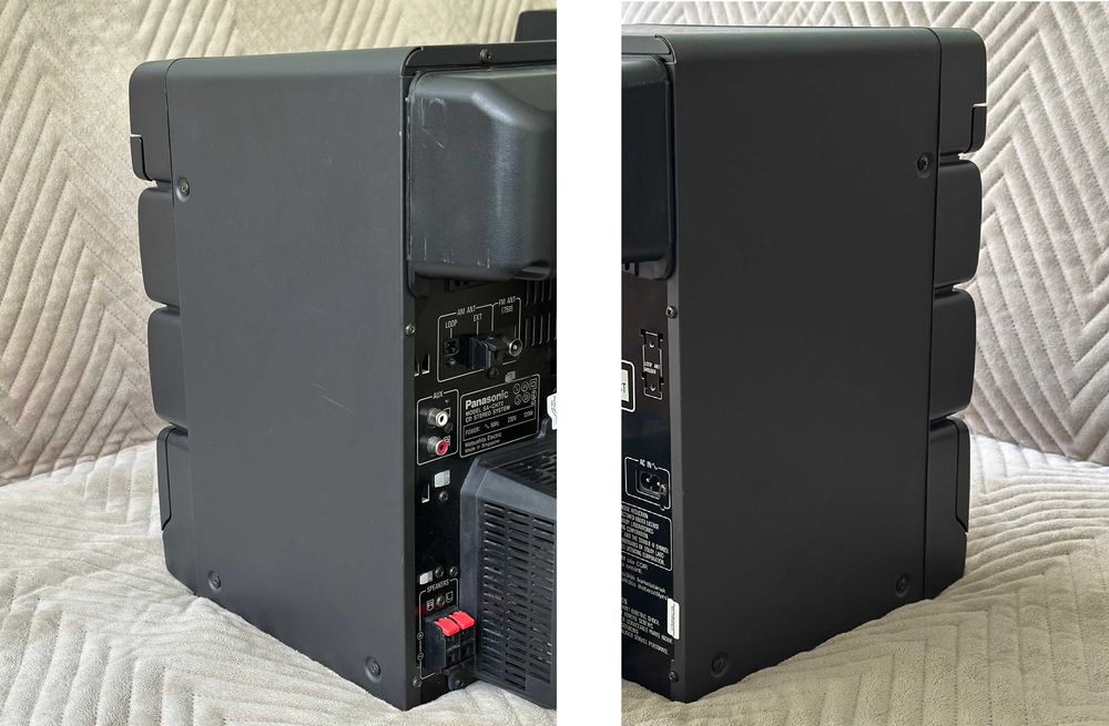 PANASONIC SA-CH72 miniwieża z kolumnami i pilotem, stan bardzo dobry !