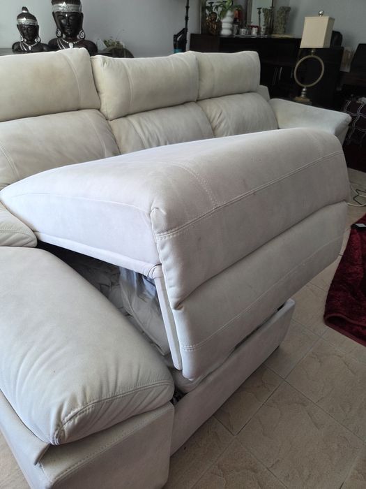 Sofá chaise longue Elétrico/ reclinável