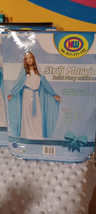 Maryja strój Jasełka 100/110 nowy ładny