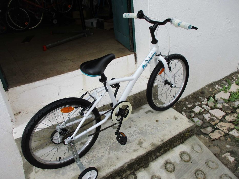 Bicicleta Criança roda 20 unisexo c/ rodinhas