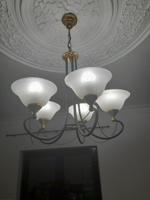 Candeiro sala com 5 lâmpadas