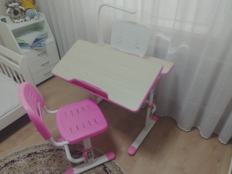 Растущая парта FunDesk Bellissima Pink