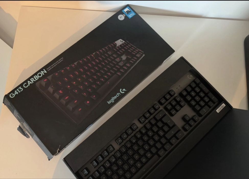 Teclado Mecânico Gaming Logitech G413 Carbon – Layout Português PT