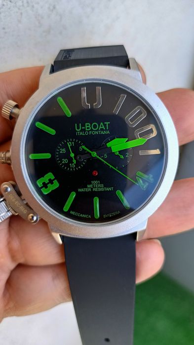 U-Boot potężny zegarek mechaniczny nakręcany automat