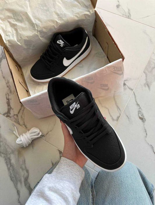 (БЕЗ ПЕРЕДОПЛАТИ)Nike SB Dunk Low Pro Black Gum найк сб данк гам чорні