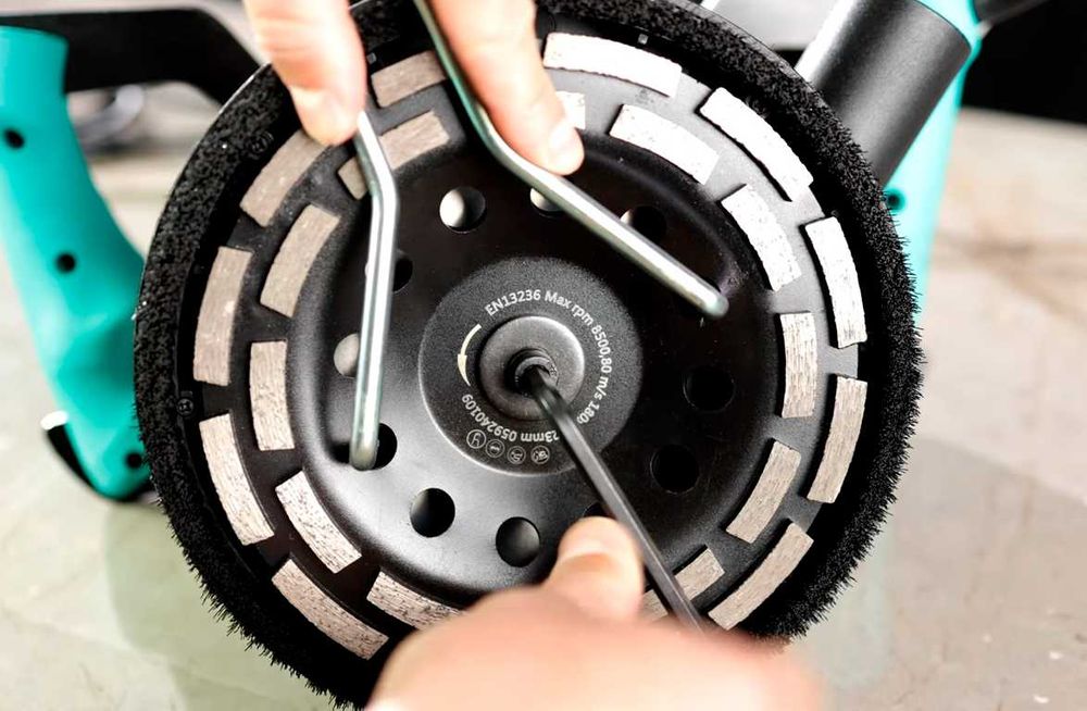 Шлифовальная машина по бетону (гриндер) BIHUI 1900W (CG1900)