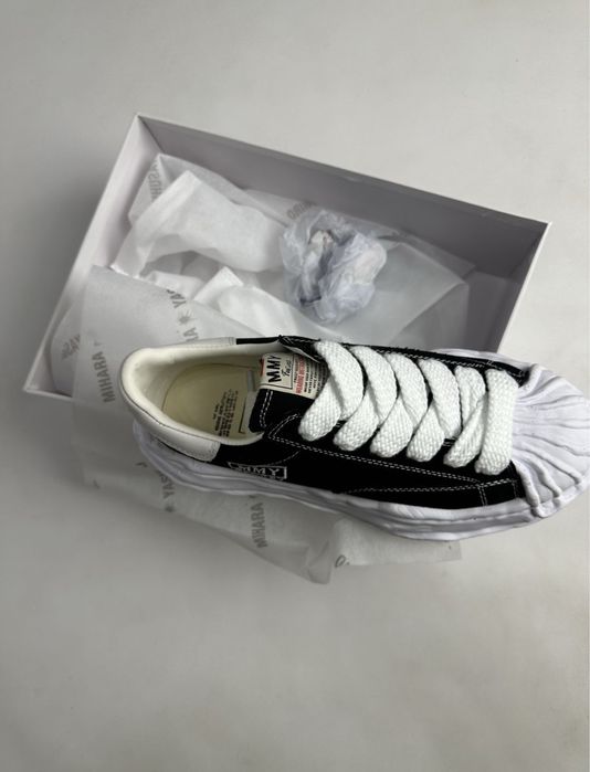 MMY BLAKEY Maison Mihara Yasuhiro кеди кросівки чорні кеды дутые