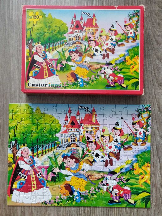 Пазл Castorland Алиса в Стране Чудес 120 эл. + Рапунцель 70 эл.