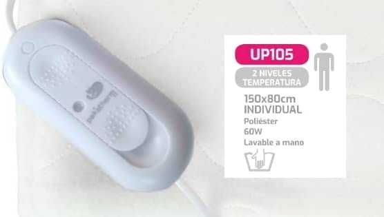 (NOVO) Aquecedor de cama de solteiro, 60 W, 150 x 80 cm , elétrico