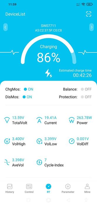 Акумулятори LiFePO4 12,8V/100AH, (1280Wh), Smart BMS, Bluetooth 5.0