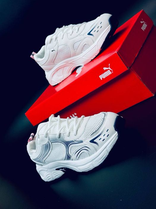 Женские кроссовки Puma демисезон / стильные кожаные кроссовки Puma