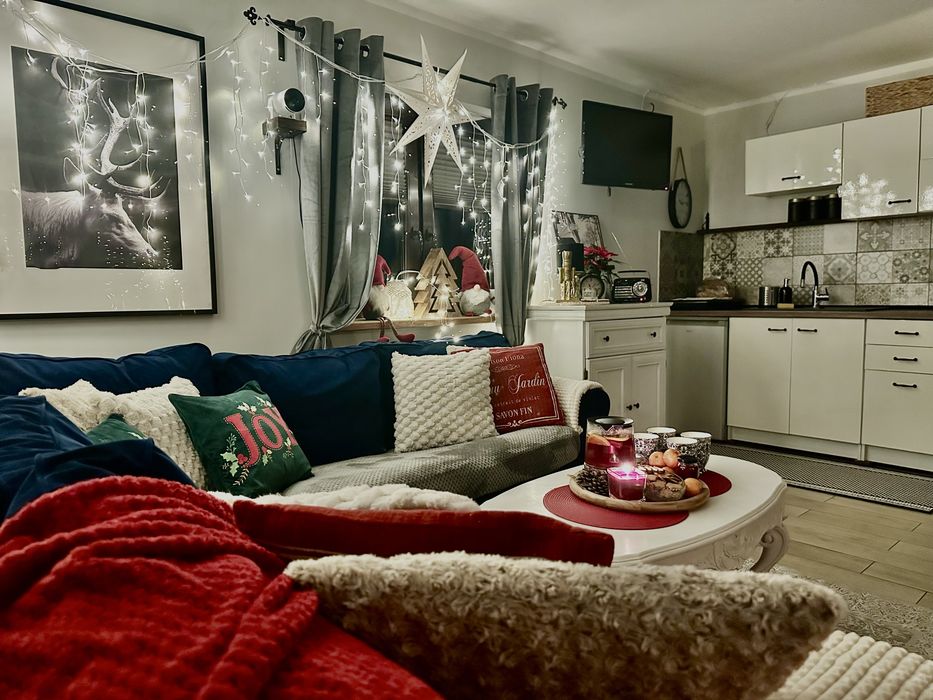 Domek Mała Cegielnia-sauna, balia z bąbelkami, rzutnik