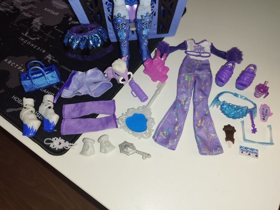 Monster high Эбби (Skultimate secret + аутфит и аксы от базовой), Монстер хай Эбби