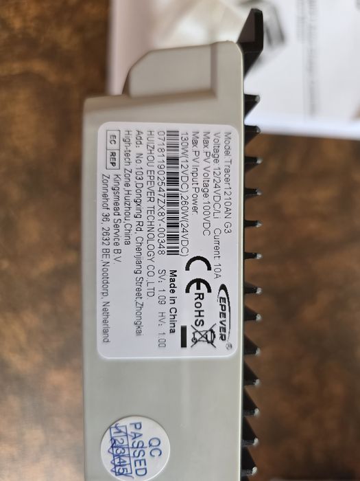 Regulator mppt epever 10a + zabezpieczenie do paneli