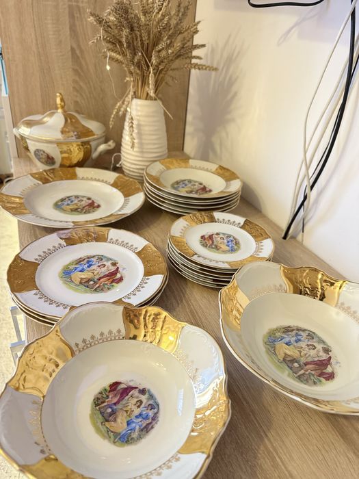 Bohemia, набір посуду, тарілки, супниця