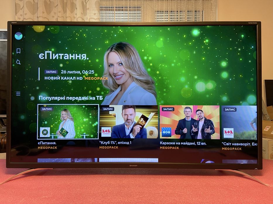 Телевізор 40,55ʼʼ Sharp LC-40CFG6022E SmartTV/wifi/радіопульт