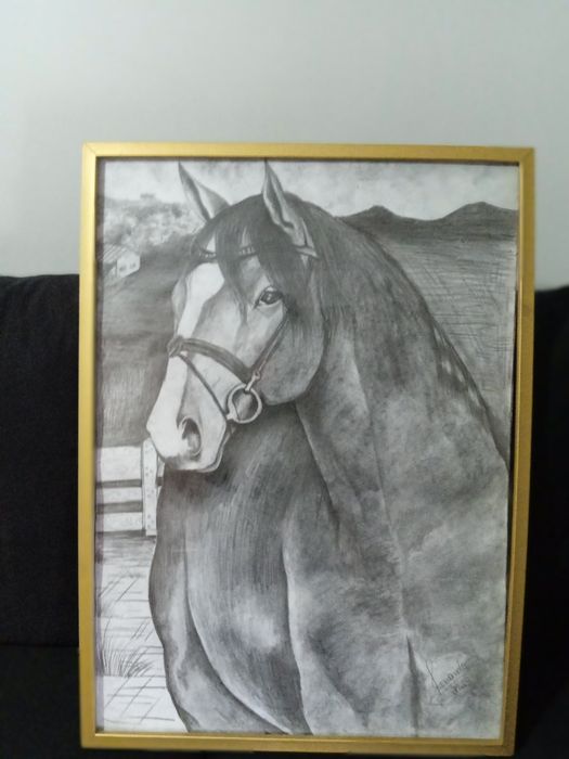 Vendo desenho feito a mão