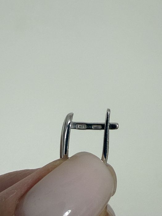 Сережки біле золото 585 проба 2,7 гр