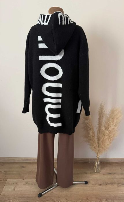 długi sweter kardigan tunika płaszczyk Minouu