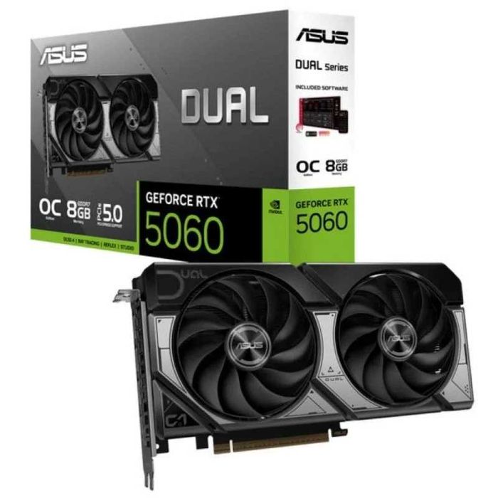ASUS Dual GeForce RTX 5060 OC Edition 8GB64584698551810120