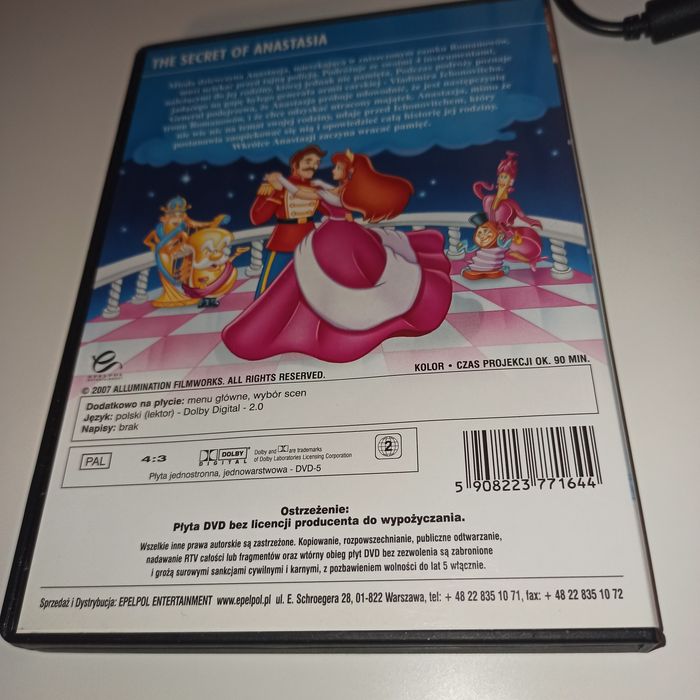 Płyta DVD Anastazja (polska wersja językowa)