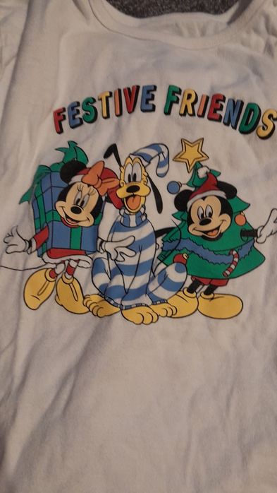 Piżama świąteczna 122 minnie Mickey goofy