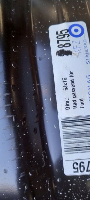 Комплект металічних дисків 5х108R15 FORD