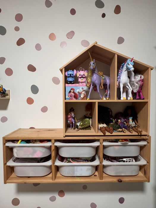 Ikea Trofast regał wiszacy + domek Flisat