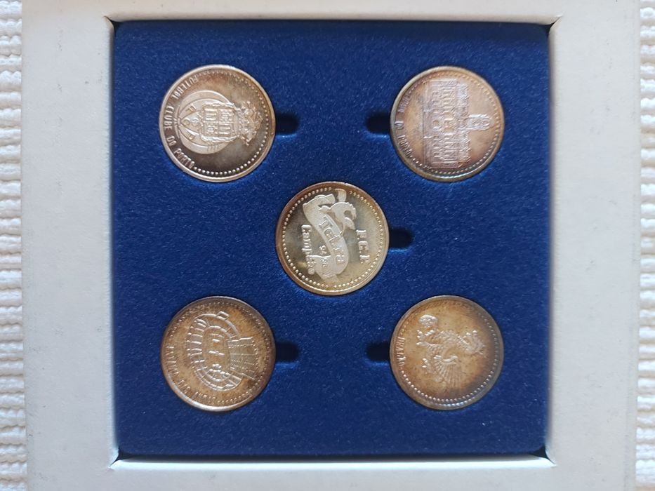 RARO - PRATA - Medalhas do Tetra Campeões do Futebol Clube Porto