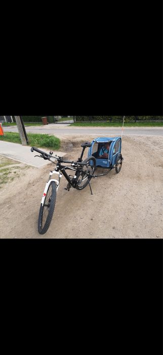 Przyczepka rowerowa 2 osobowa dla dzieci