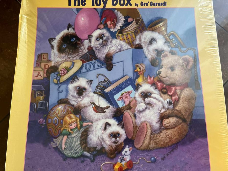 Puzzle Sunsout The toy box gerardi kot miś 500
