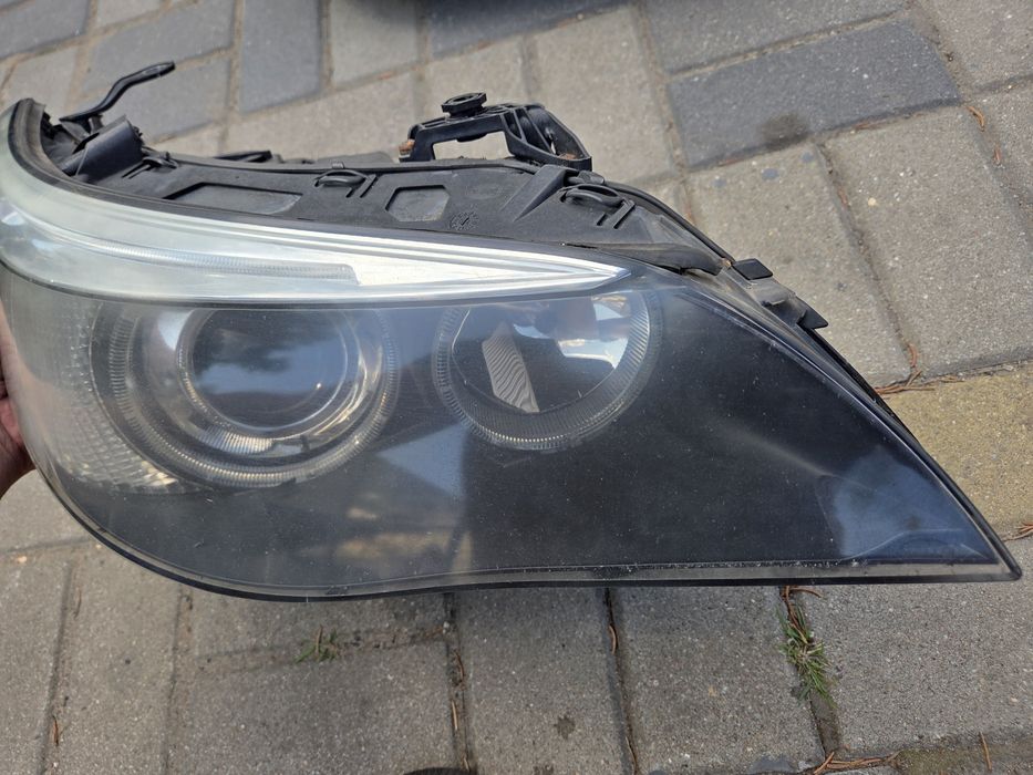 BMW e60 e61 lampa prawa bixenon dynamic xenon D2S skrętna eu przedlift
