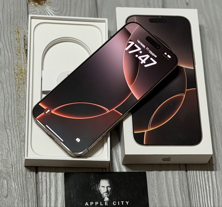 Ідеал IPhone 16 Pro Max 256 Desert Titanium Гарантія Магазин+обмін