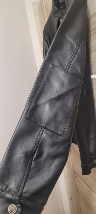 Kurtka jesienna wiosenna Calvin Klein Jeans skórzana XL (L) nowa bombe