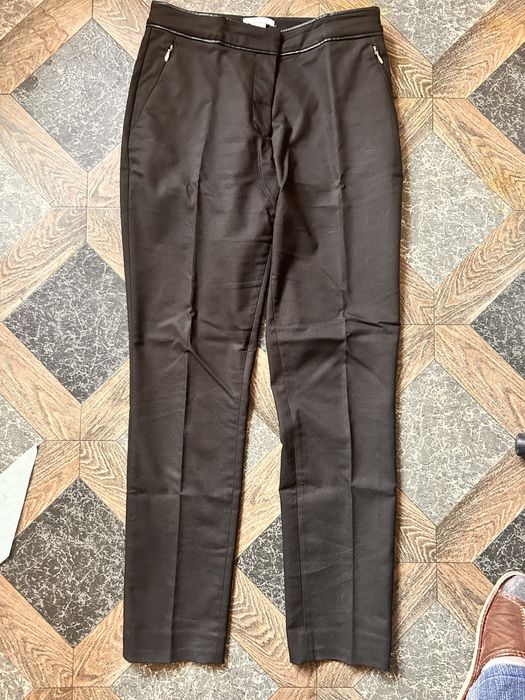 Czarne eleganckie spodnie r36