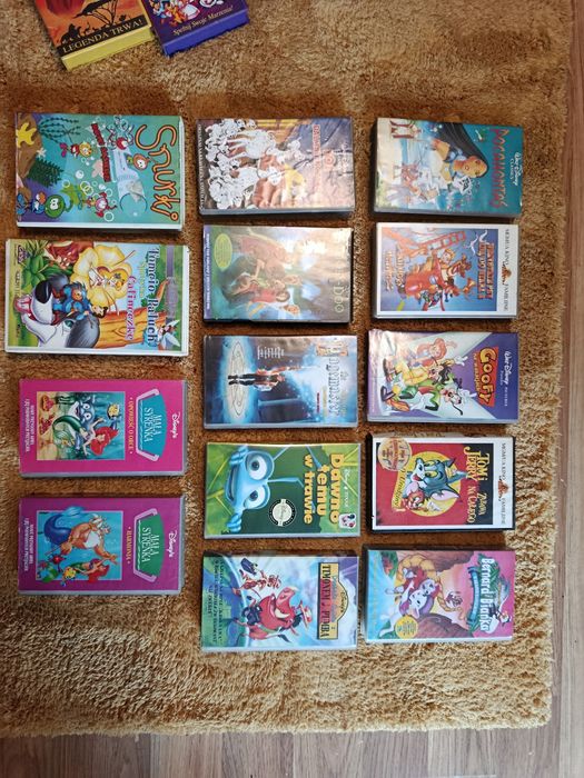 Bajki na VHS 34 sztuki