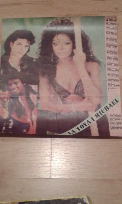 Michael Jackson La Toya Jackson Plakat Unikat