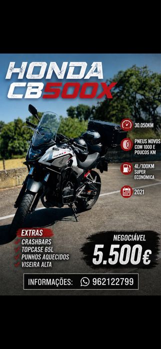 Honda cb500x 2021 FULL EXTRAS