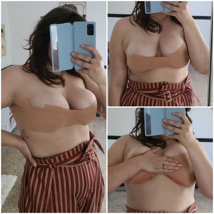 Push Up лента "BOOB TAPE". Кинезио тейп для груди.