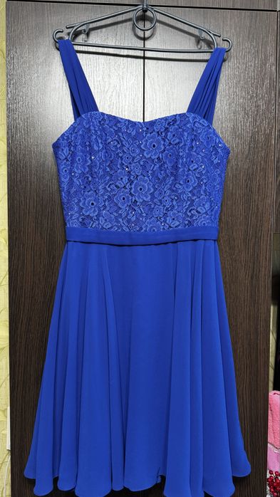 Вечернее платье, синее нарядное платье