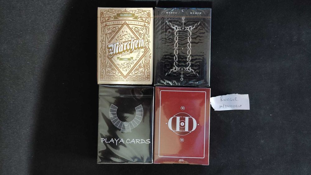 Baralhos de cartas magia raro David Blaine Bicycle Fournier muito mais