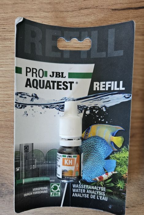 Wkład/uzupełnienie do walizki JBL test na KH twardość węglanową