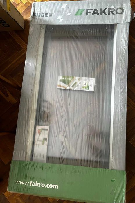 NOWE Okno Dachowe FAKRO PPP-V U5 78x140 + Kołnierz EBV-PT RAL7016