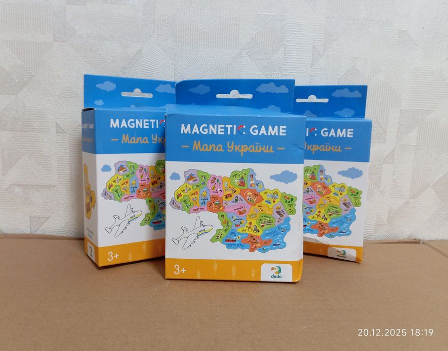 Карта Мапа України магнітна Dodo Сувенір