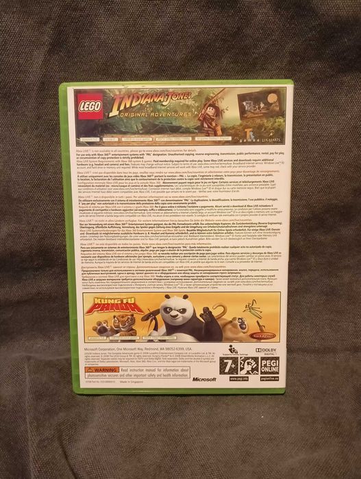 Xbox 360 Lego Indiana Jones, Kung Fu Panda Bundle
