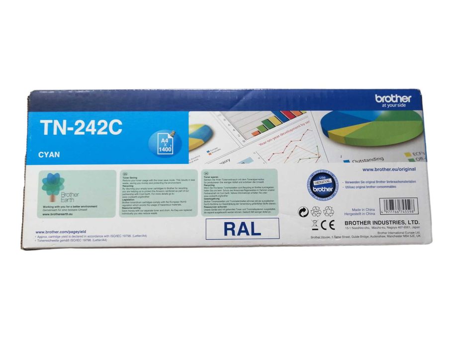 Toner Brother TN-242C niebieski(Cyan)