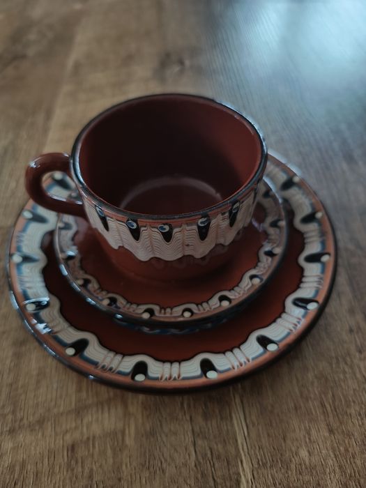 Porcelana Bułgaria- Zestaw śniadaniowy/ kawowy
