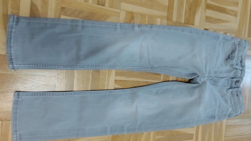 Jeansy rurki h&m super stretch 140