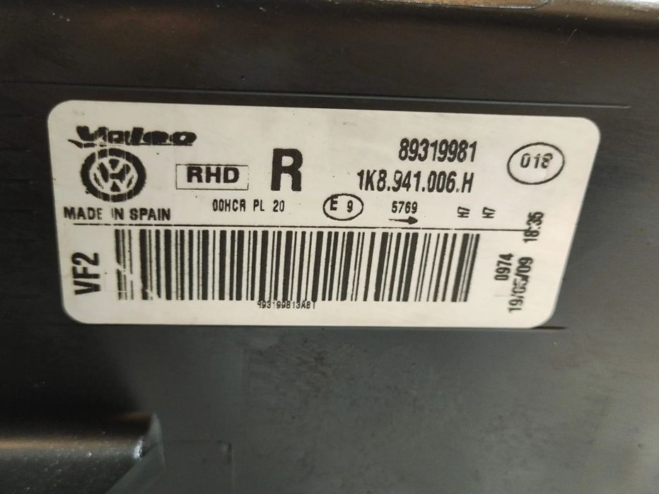 Óticas faróis Originais VW Volkswagen Scirocco Mk3 2008–2014